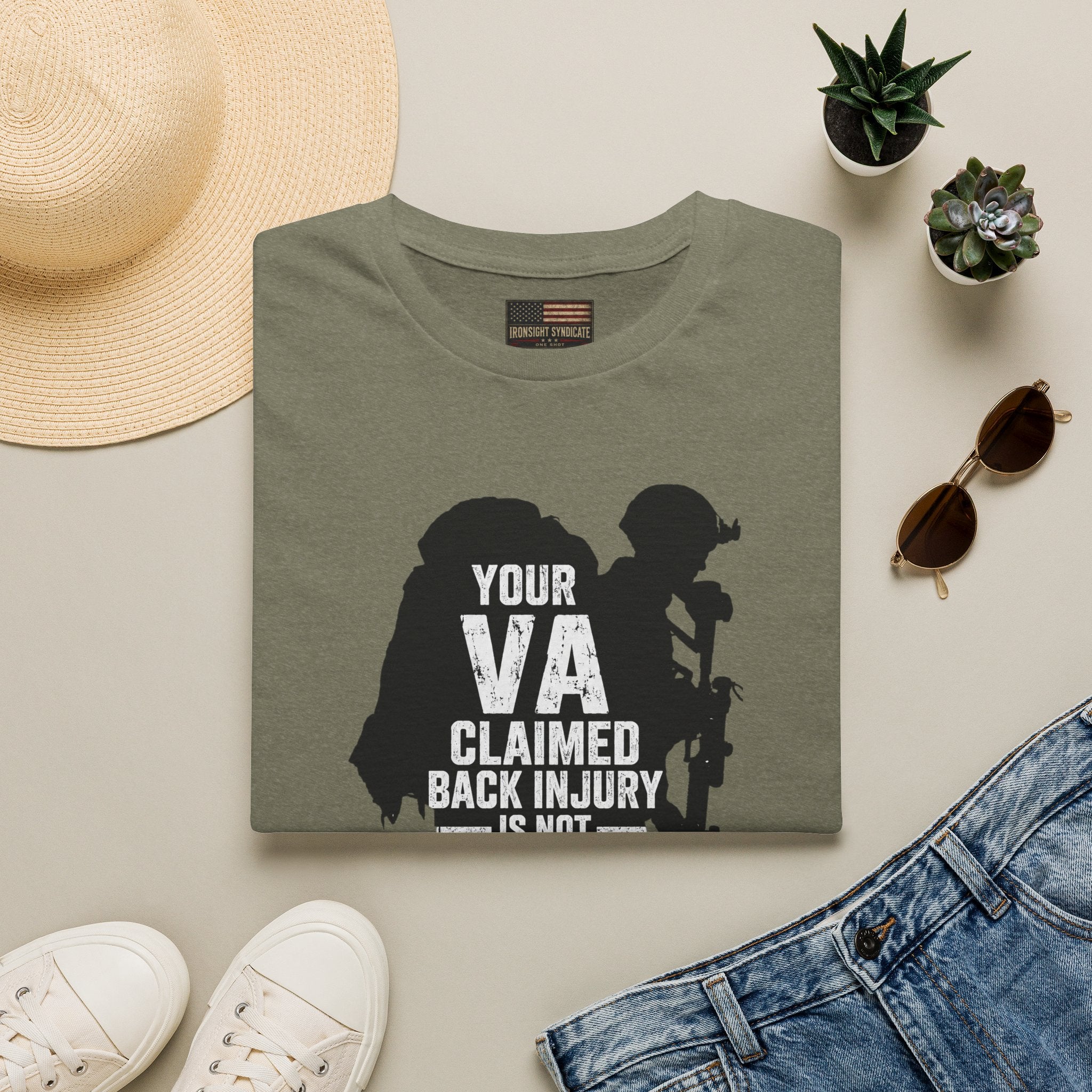 VA Claim Denied Graphic Front T-Shirt