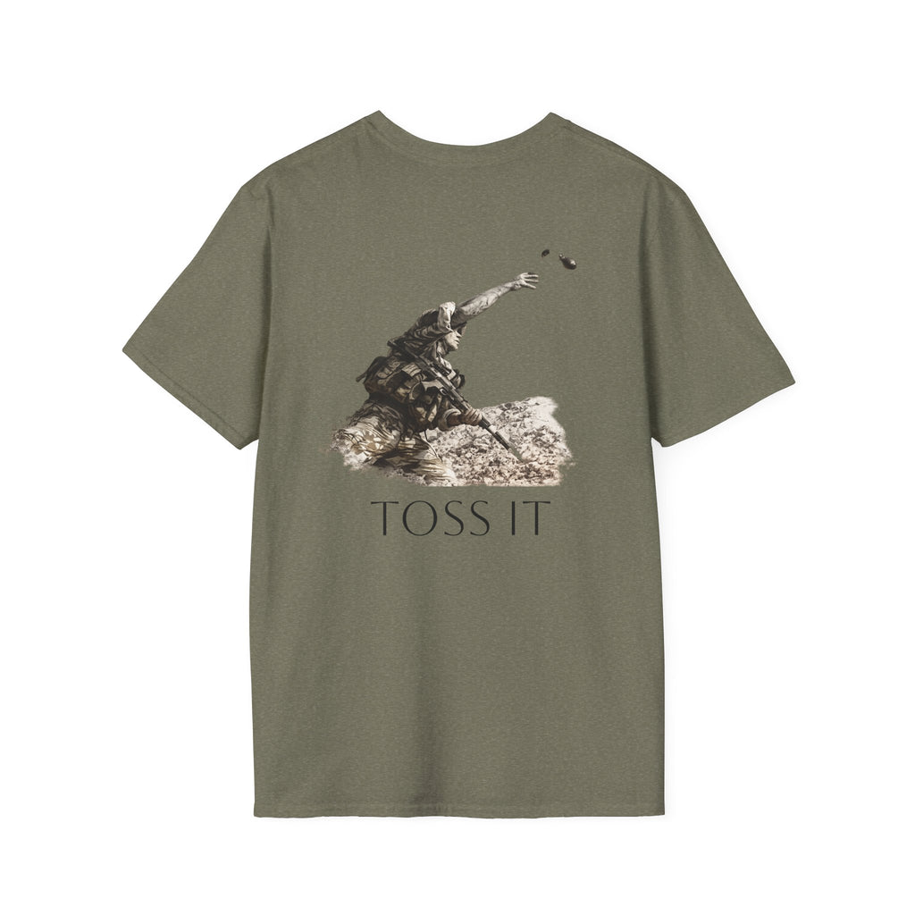 Toss It.  Funny Hand Grenade Tee