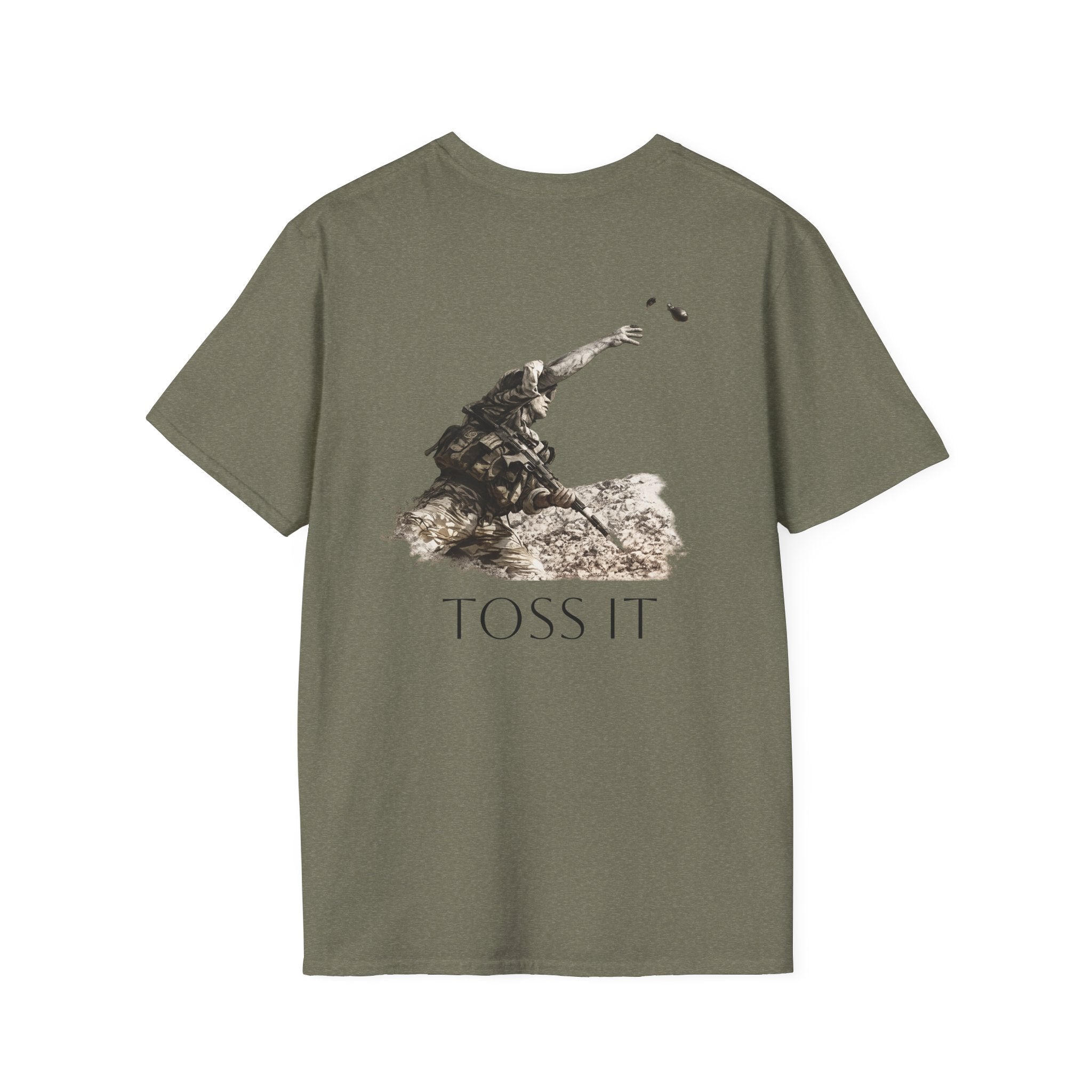 Toss It.  Funny Hand Grenade Tee