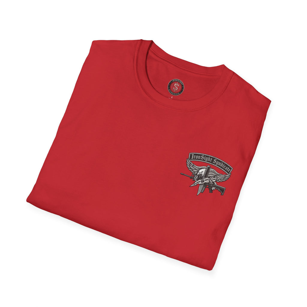 SWAT Eagle T-Shirt — "IronSight Syndicate"  T-Shirt | Patriotic Military Graphic Tee for Veterans & Patriots, Adult (13 and up), unisex