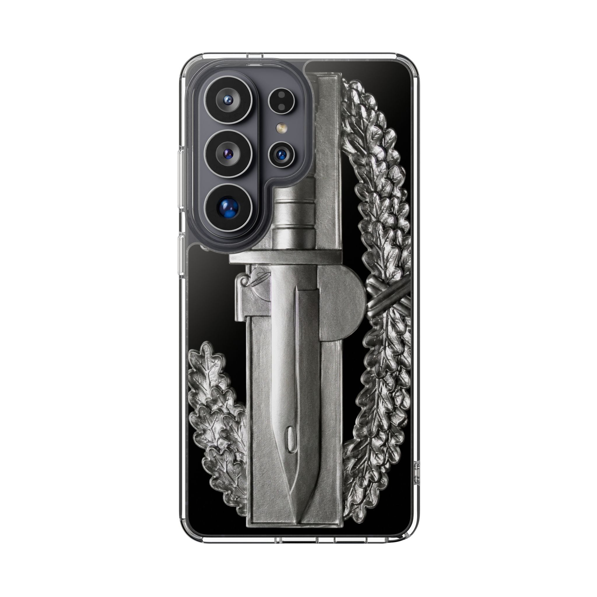 Army Combat Action Badge Clear Impact-Resistant Phone Case