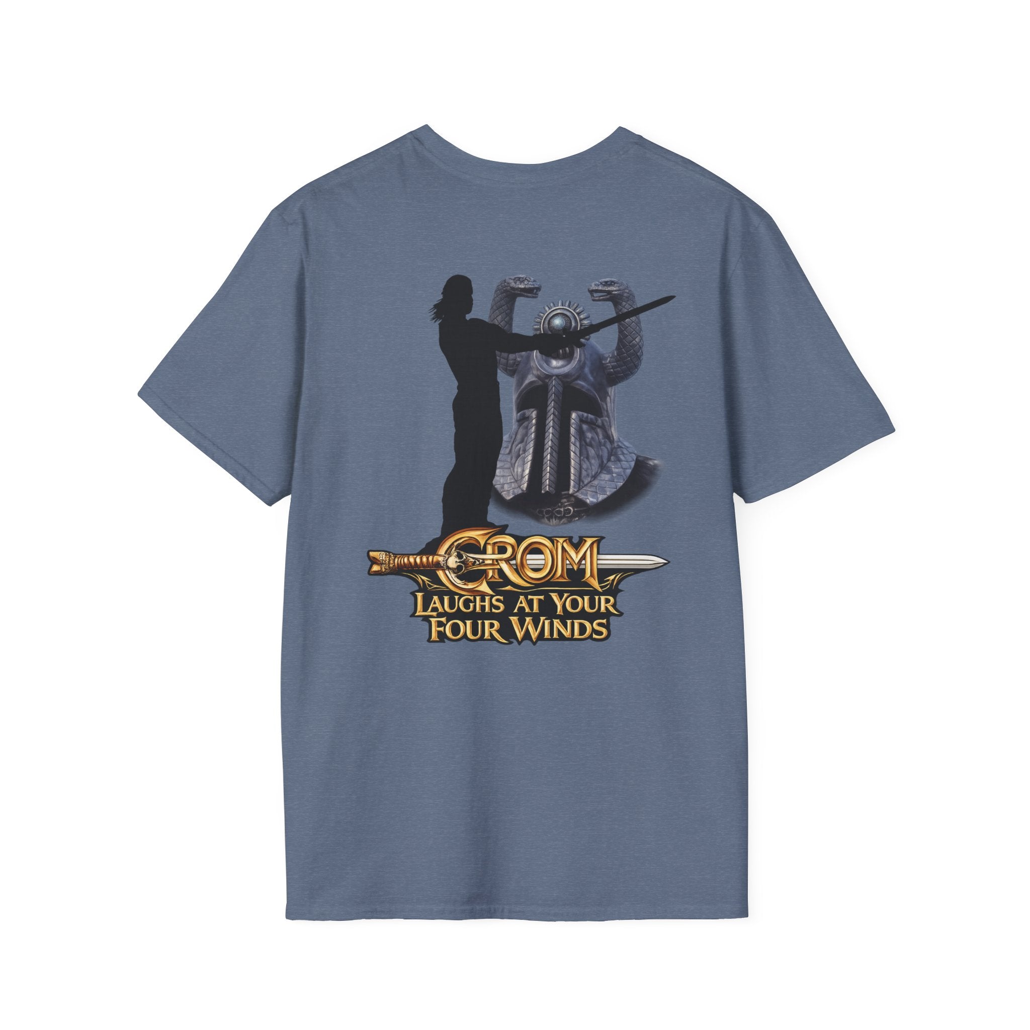 Crom Laughs at Your Four Winds- Conan the Barbarian Inspired T-shirt