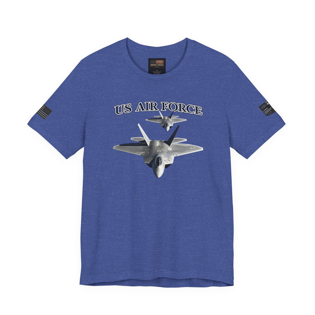 F-22 Raptor USAF Stealth Fighter Jet Graphic Tee – Premium Air Force Pride T-Shirt for Veterans & Active Duty