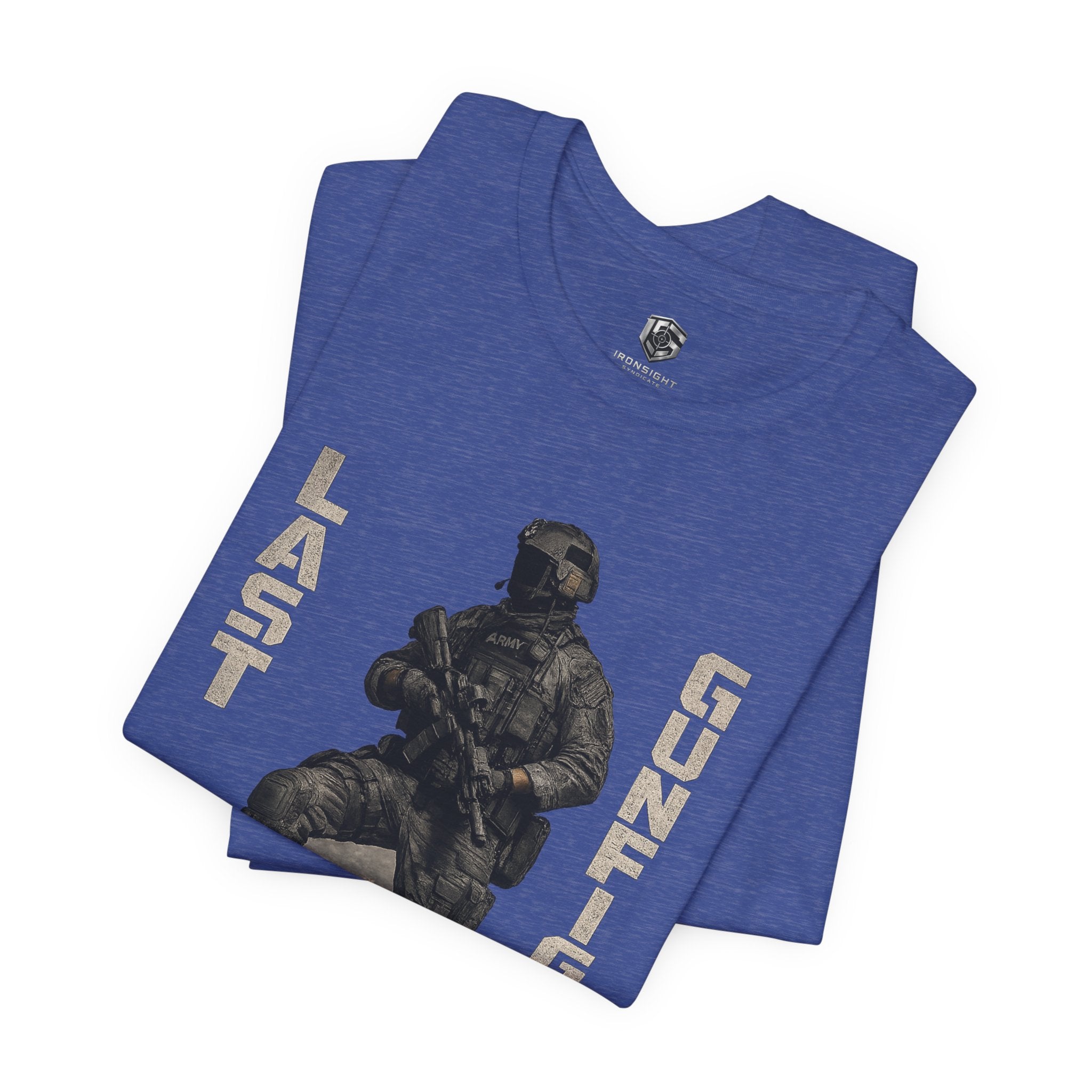 Last Gunfighter Infantry Inspired Patriotic T-Shirt | Ironsight Syndicate