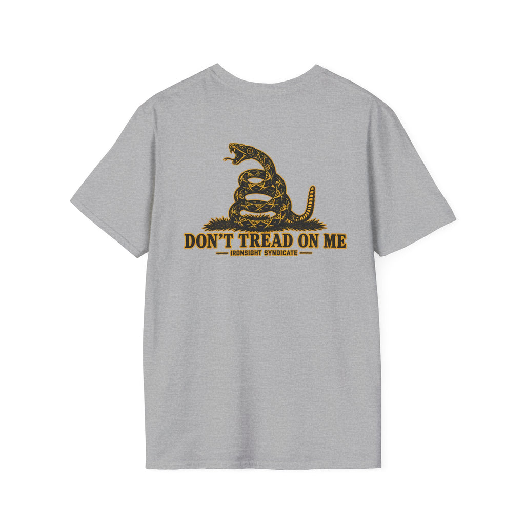 Don't Tread On Me Gadsden Flag T-Shirt in Sport Grey | Ironsight Syndicate