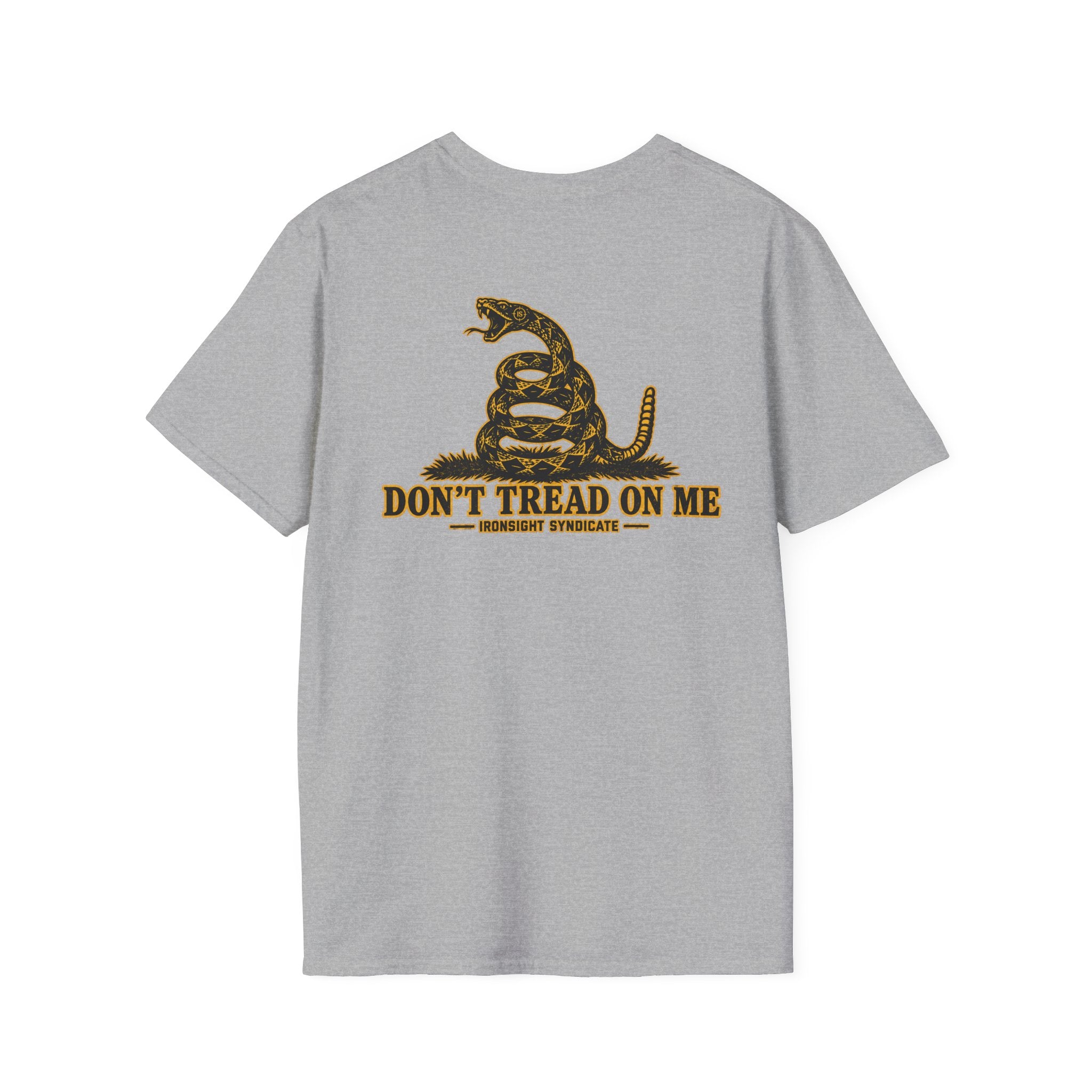 Don't Tread On Me Gadsden Flag T-Shirt in Sport Grey | Ironsight Syndicate