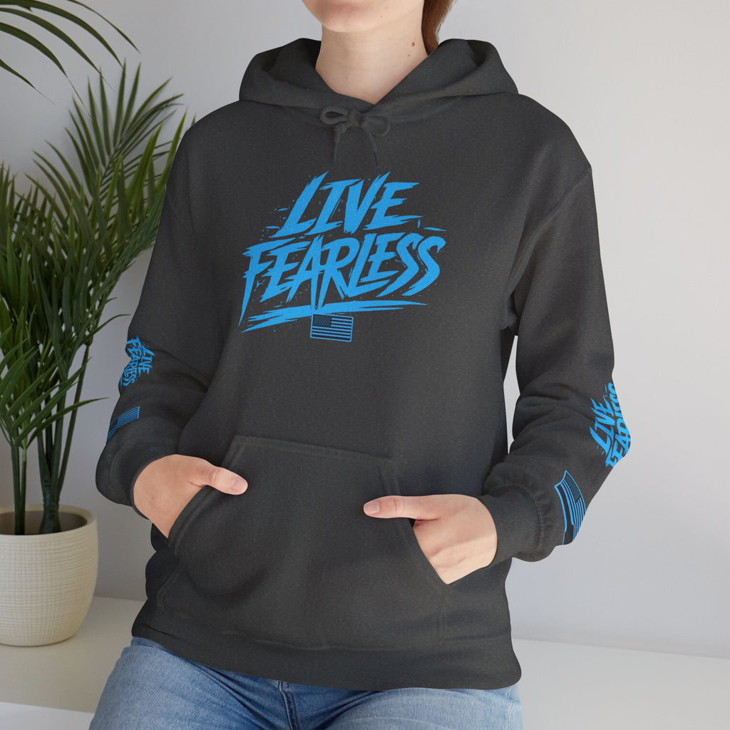 Live Fearless Hoodie | Premium Heavy Weight-Military-Inspired Patriotic Hoodie | Ironsight Syndicate