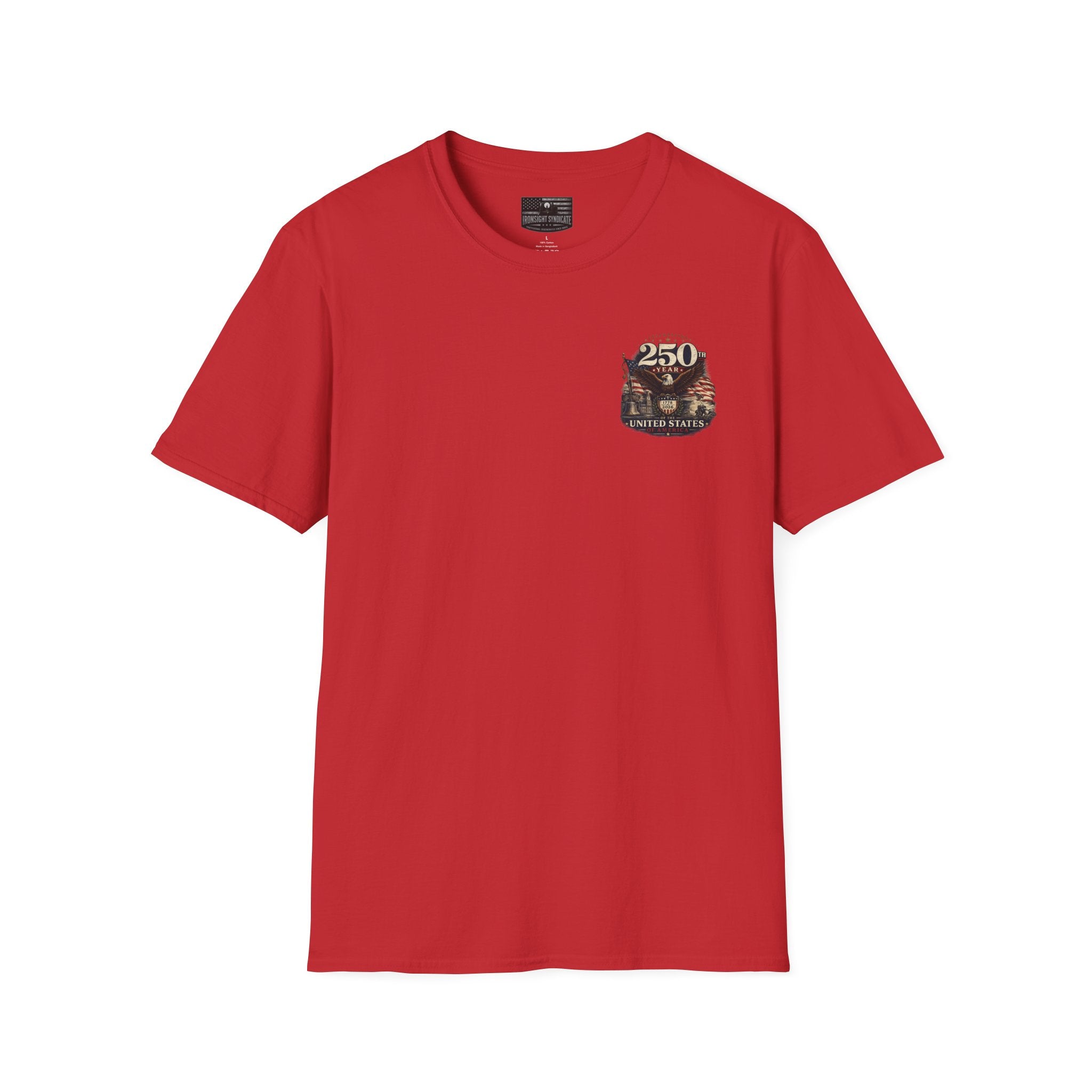 M1 Abrams Patriotic Ironsight Syndicate T-Shirt | Patriotic Military Graphic Tee for Veterans & Patriots, Adult (13 and up), unisex