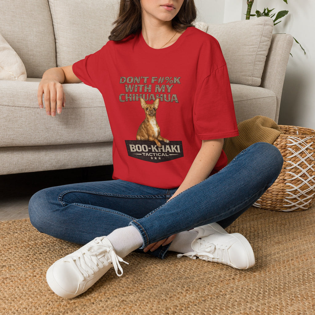 Don't F#%K with my Chihuahua T-Shirt – Boo-Khaki Tactical Graphic Tee