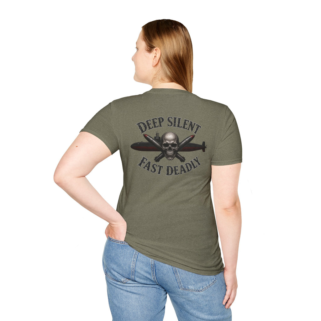 Deep, Silent, Fast Deadly US Navy Submariner T-Shirt