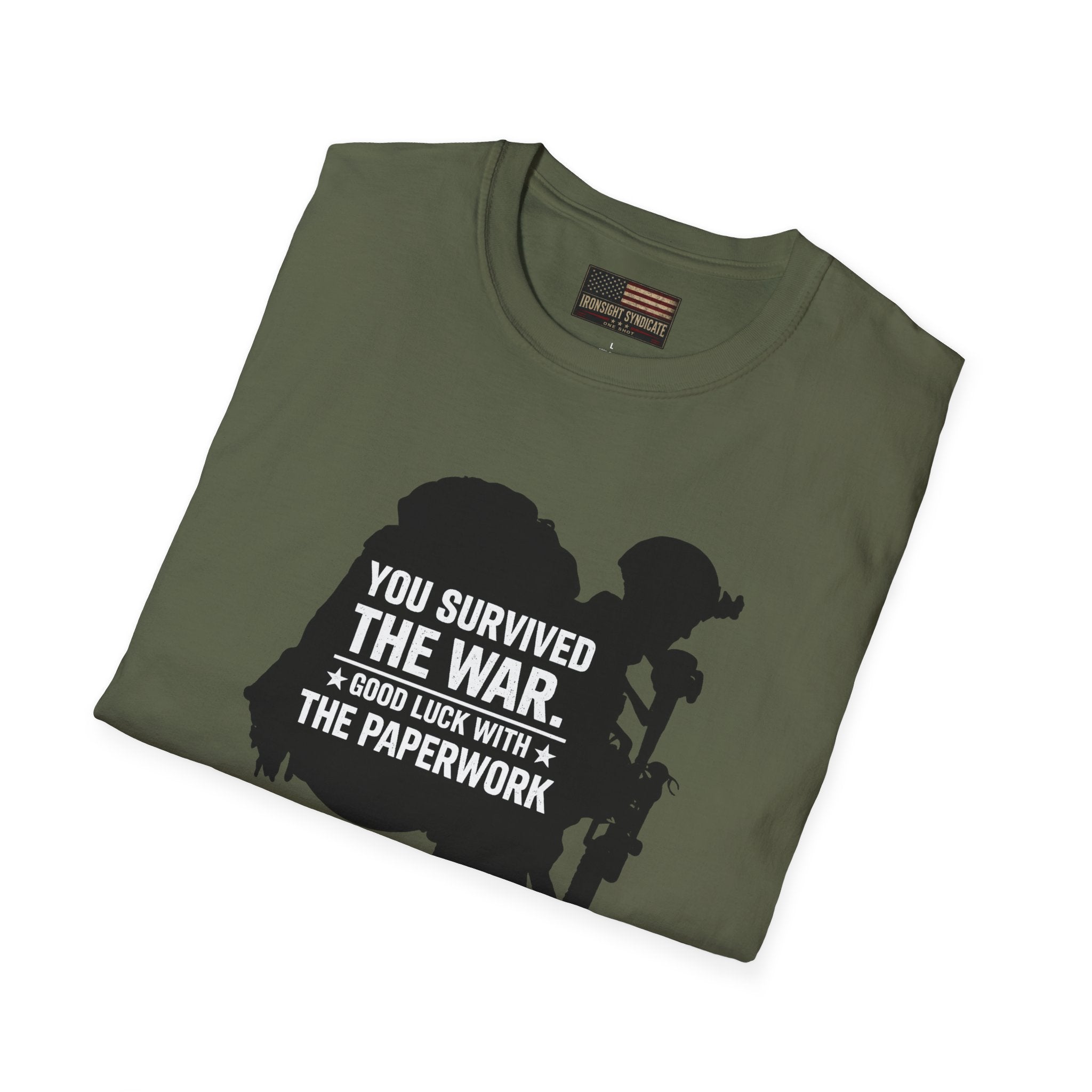 You Survived the War Graphic Front T-Shirt | Ironsight Syndicate