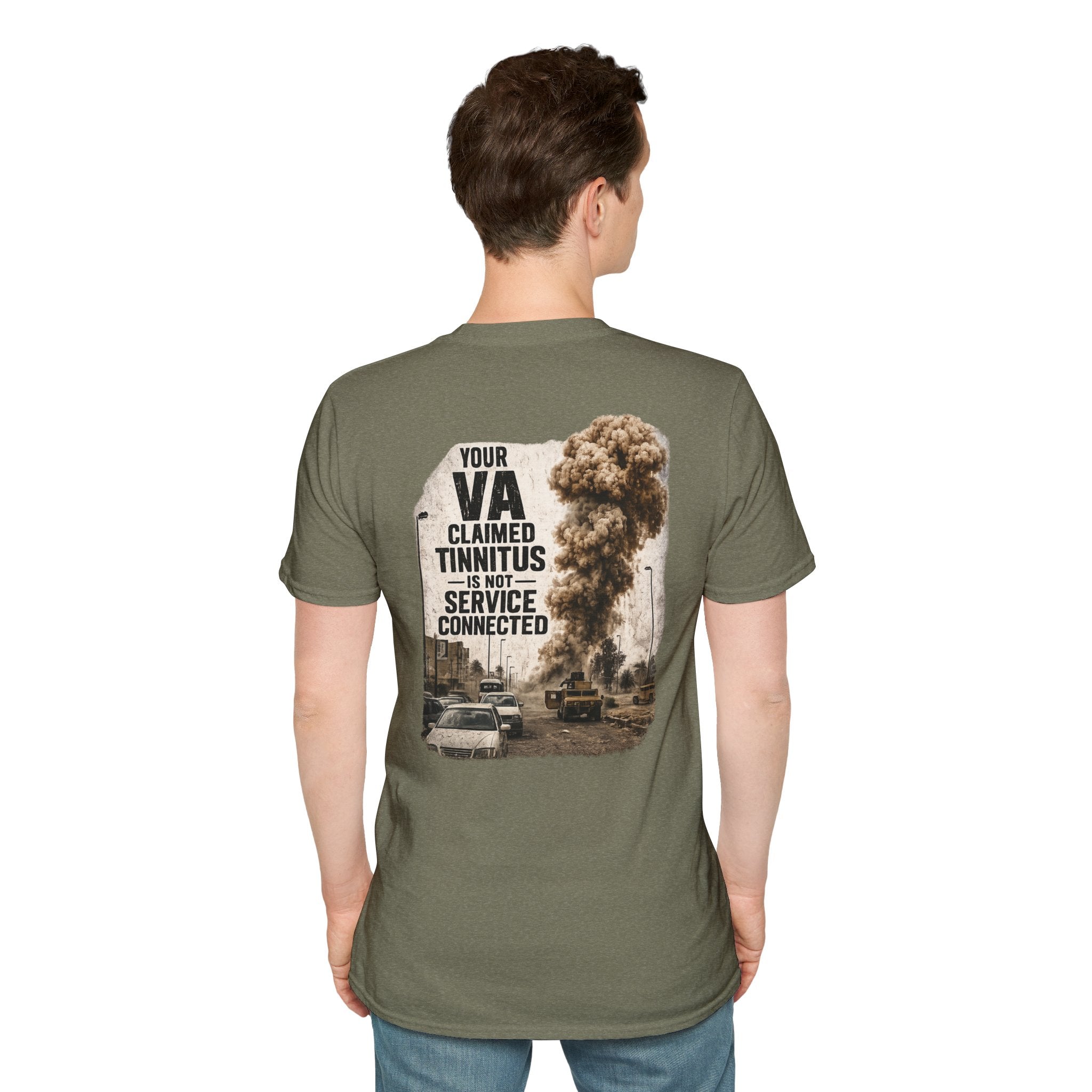 VA Tinnitus Claim is Not Service Connected T-Shirt | Ironsight Syndicate