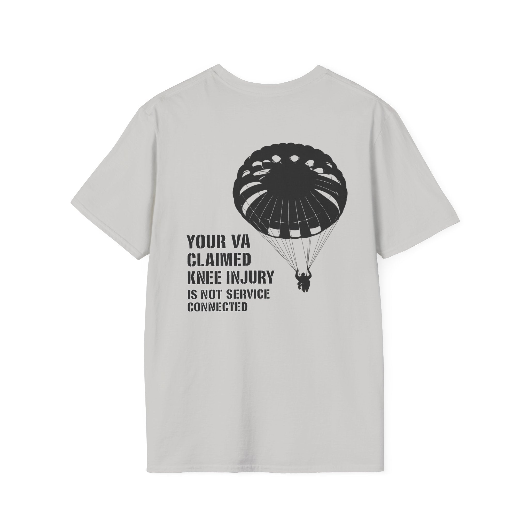 VA Knee injury claim is not service connected T-Shirt | Ironsight Syndicate