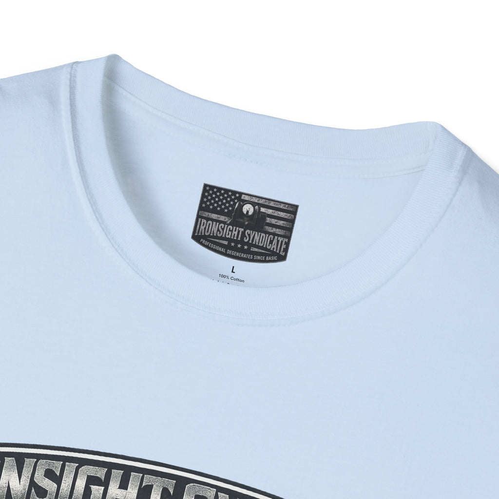 Red White and Blue Ironsight Syndicate T-Shirt, Adult (13 and up), unisex
