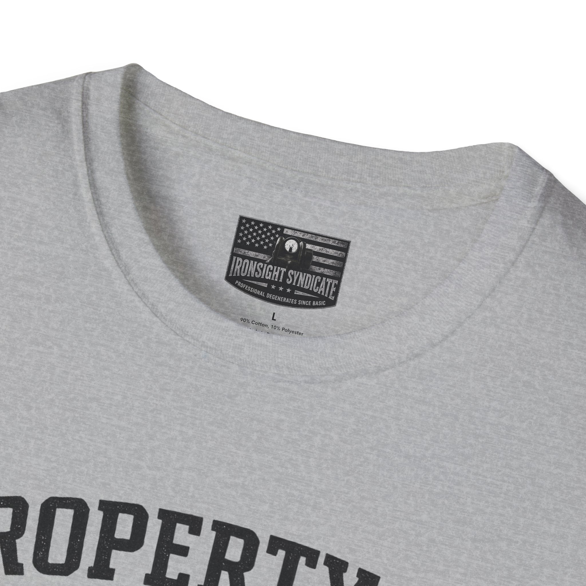 Fort Benning Athletic Tee  Ironsight Syndicate | Patriotic Military Graphic Tee for Veterans & Patriots, Adult (13 and up), unisex