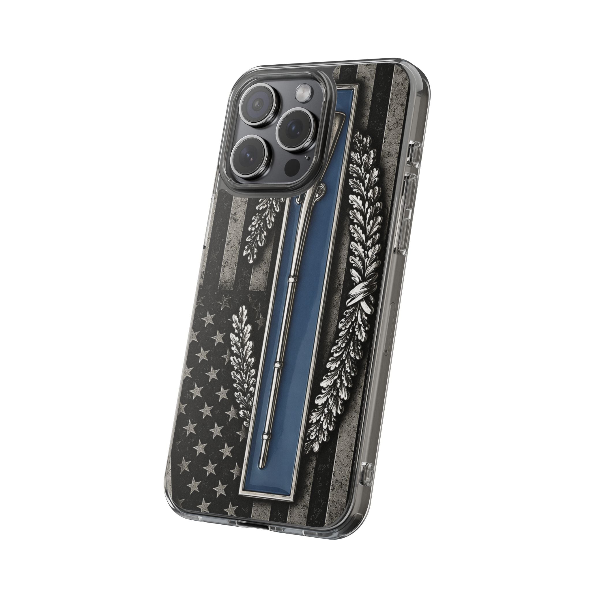 Combat Infantryman Badge Clear Impact-Resistant Phone Case