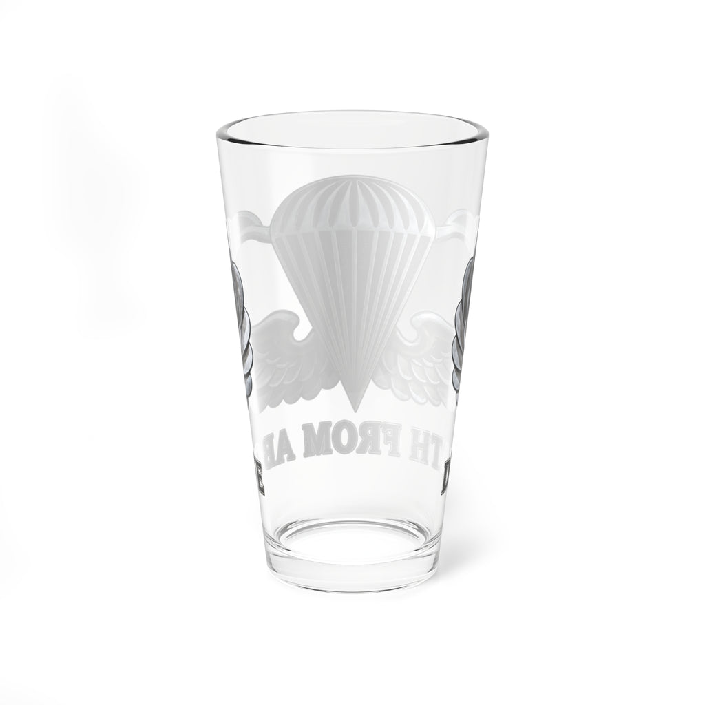 Paratrooper Wings -Airborne- Death From Above -16oz Beer Pint
