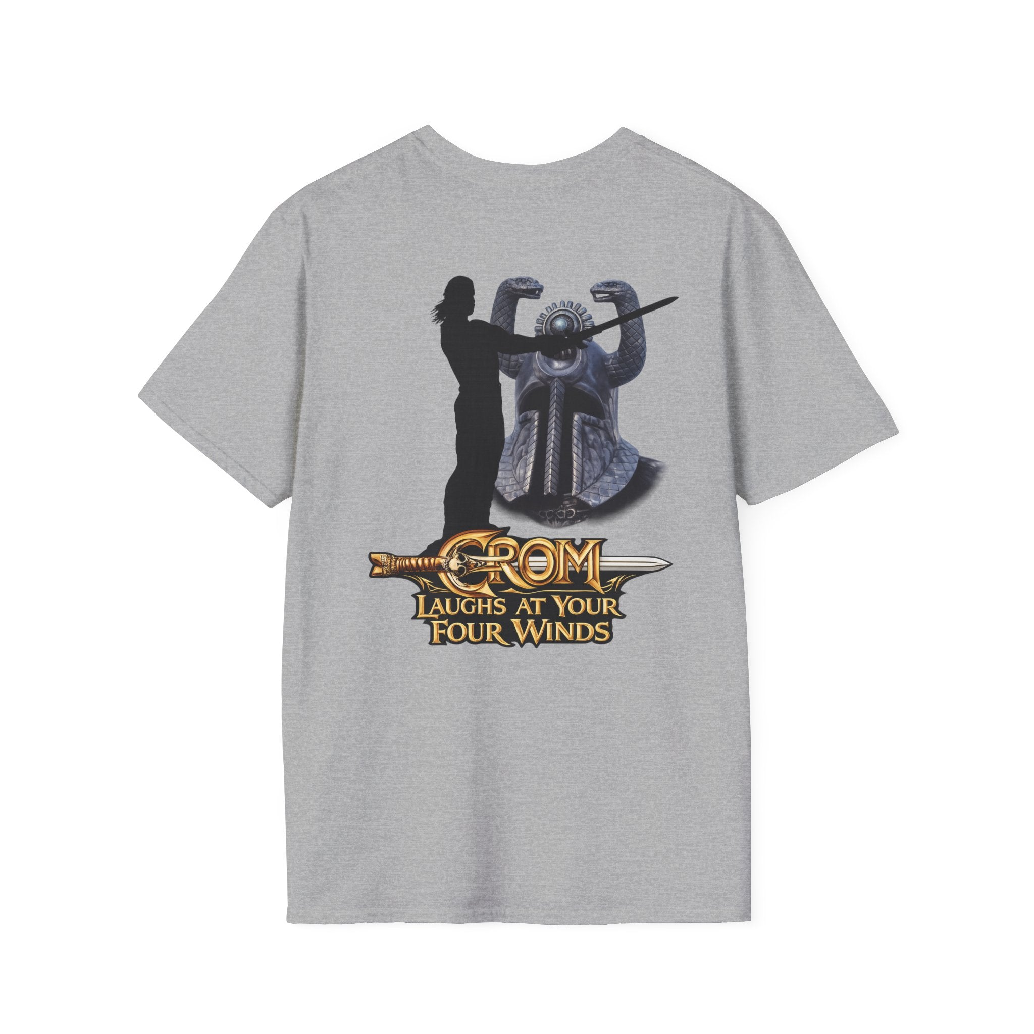 Crom Laughs at Your Four Winds- Conan the Barbarian Inspired T-shirt