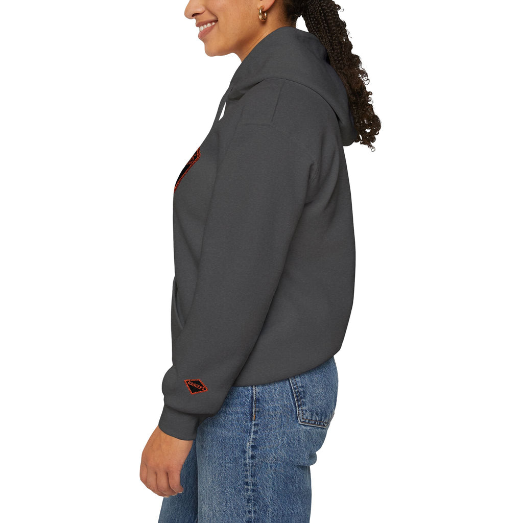 Vintage Army Ranger Embroidered Hooded Sweatshirt