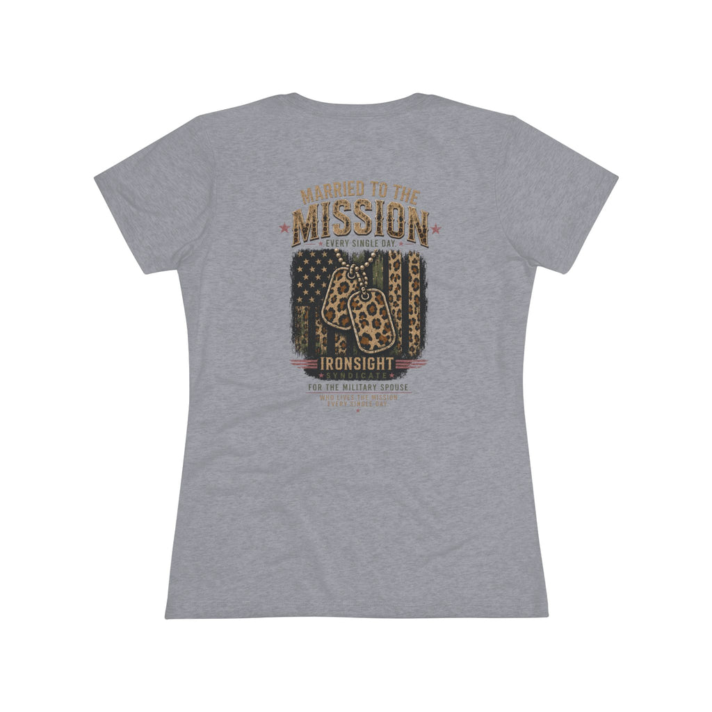 Married to the Mission Tee — Women's Military Spouse Graphic Shirt