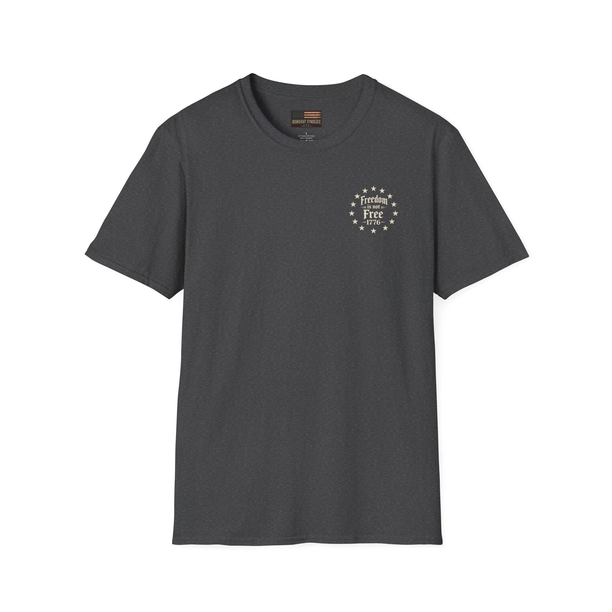 Freedom Is Not Free 1776 patriotic T-shirt — American veteran graphic tee | Ironsight Syndicate
