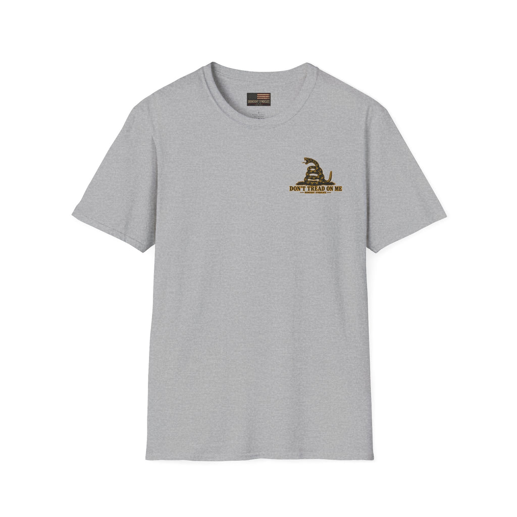 Don't Tread On Me Gadsden Flag T-Shirt Veteran Gift | Ironsight Syndicate