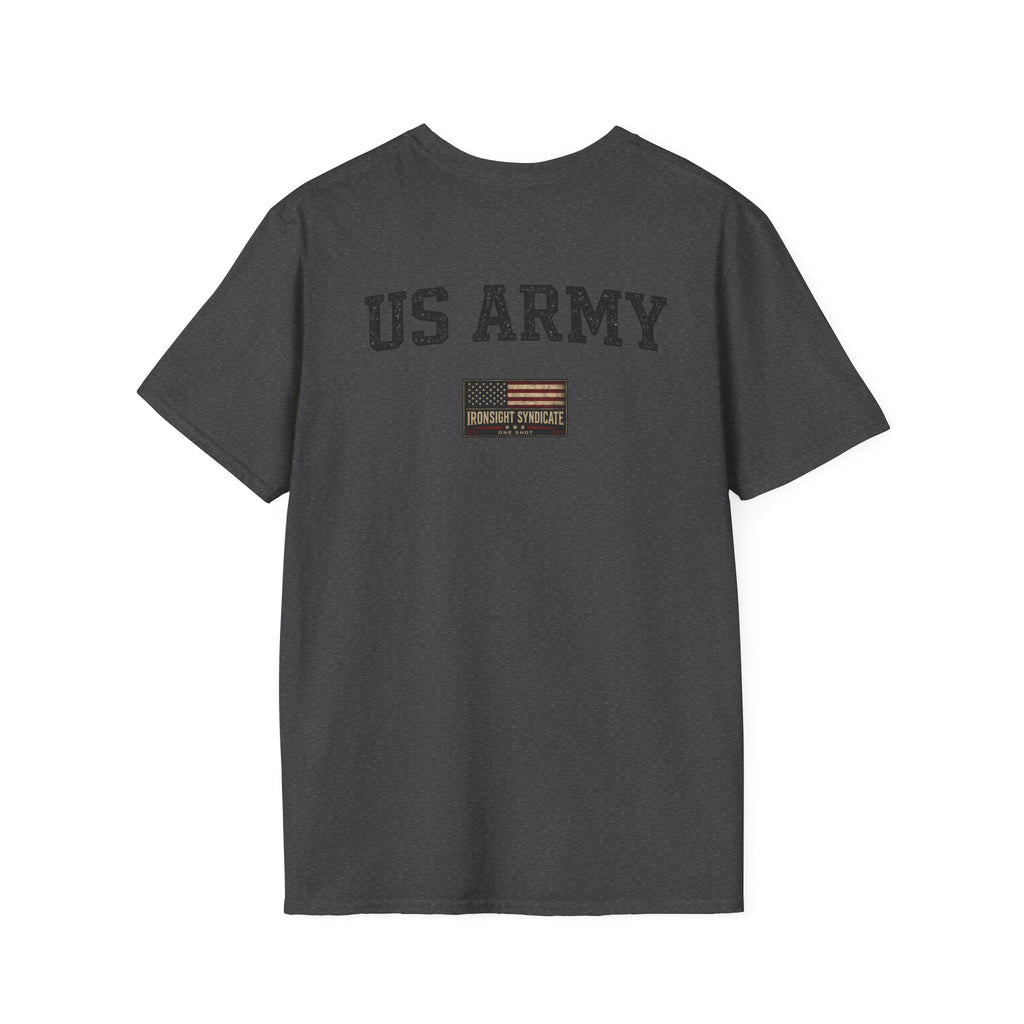 Fort Benning Athletic Tee  Ironsight Syndicate | Patriotic Military Graphic Tee for Veterans & Patriots, Adult (13 and up), unisex