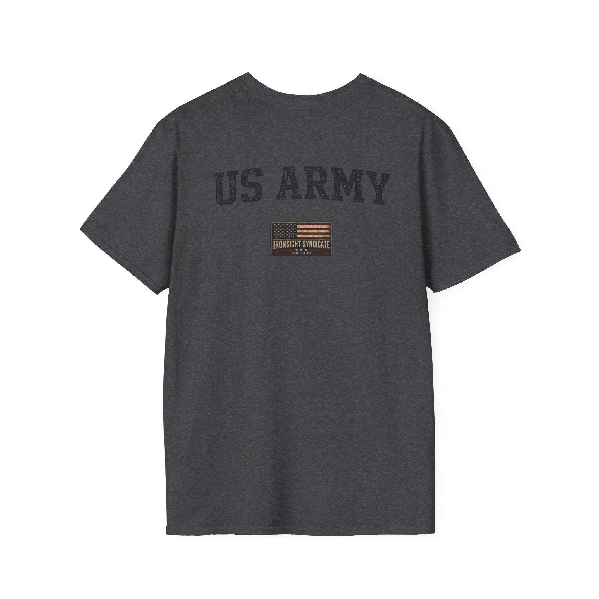 Fort Benning Athletic Tee  Ironsight Syndicate | Patriotic Military Graphic Tee for Veterans & Patriots, Adult (13 and up), unisex