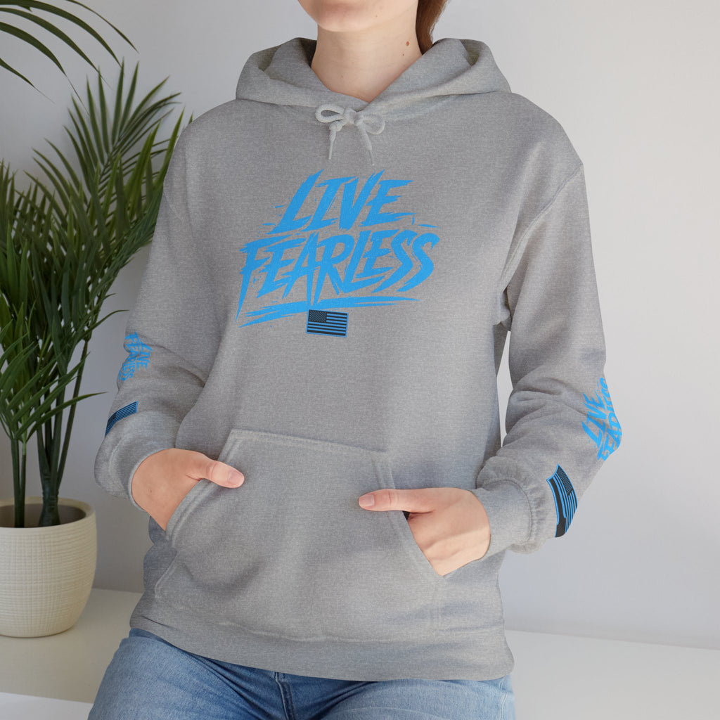 Live Fearless Hoodie | Premium Heavy Weight-Military-Inspired Patriotic Hoodie | Ironsight Syndicate