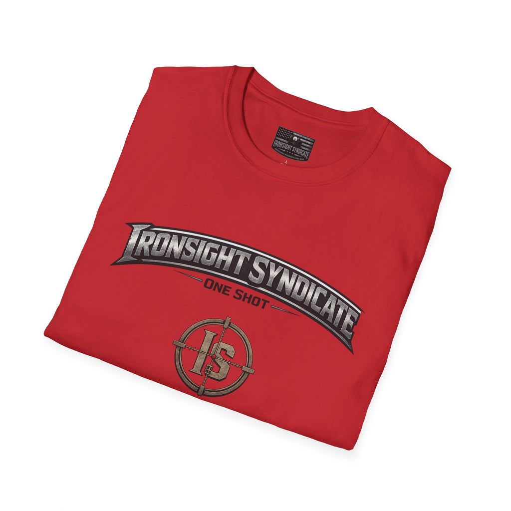 Red White and Blue Ironsight Syndicate T-Shirt, Adult (13 and up), unisex