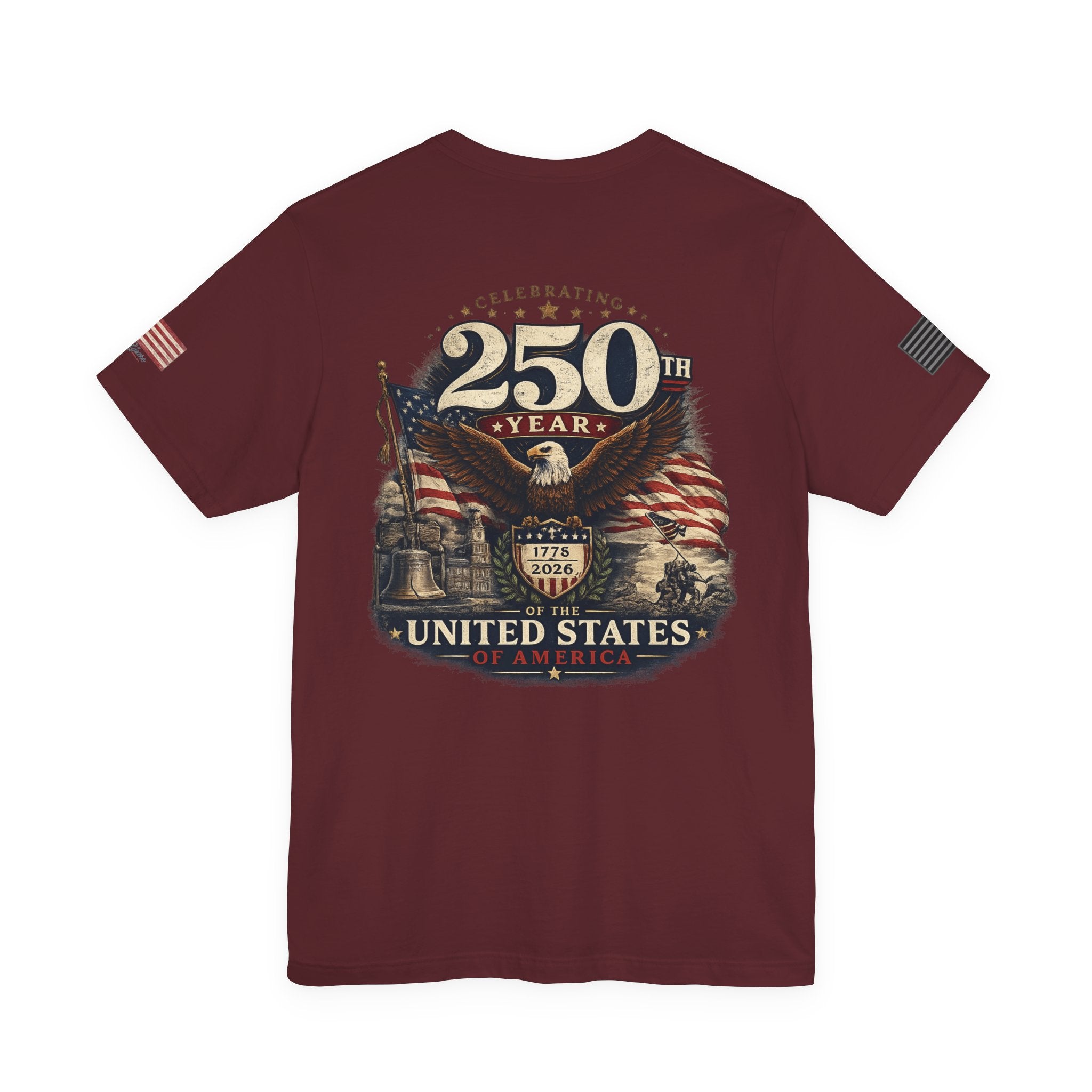 America 250th Anniversary T-Shirt | Patriotic Eagle & American Flag Shirt | 1776-2026 United States Tee
