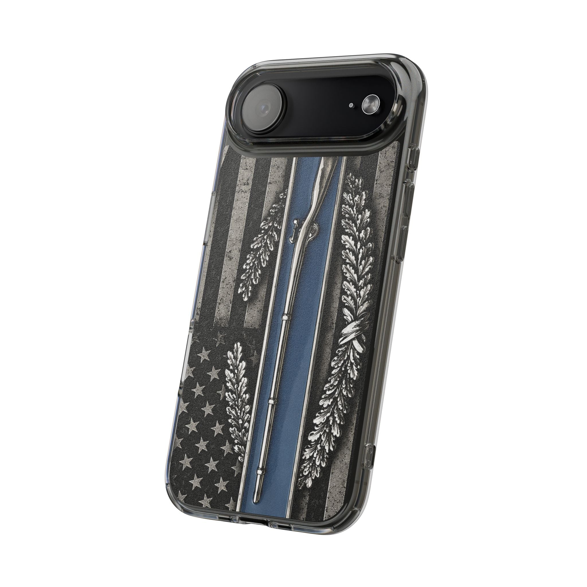 Combat Infantryman Badge Clear Impact-Resistant Phone Case