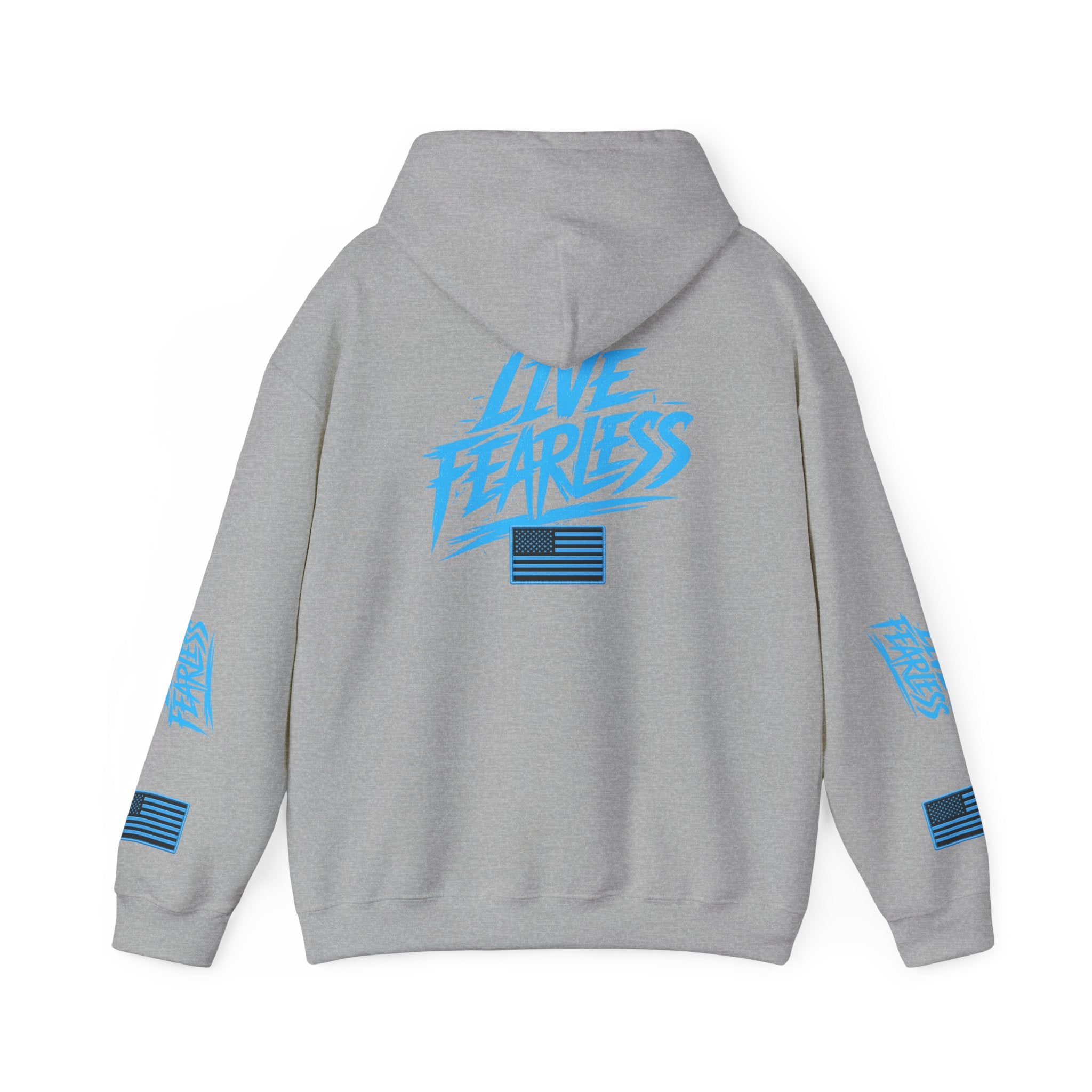Live Fearless Hoodie | Premium Heavy Weight-Military-Inspired Patriotic Hoodie | Ironsight Syndicate