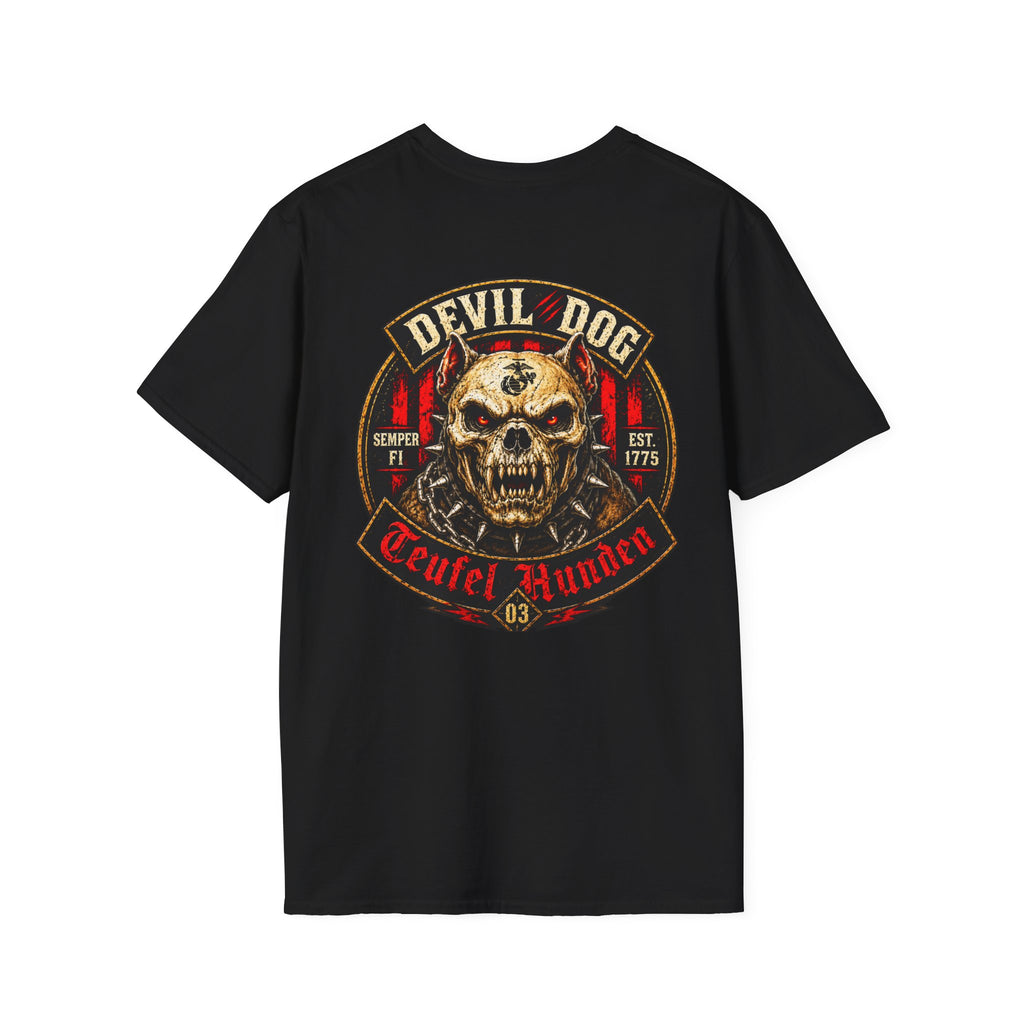 Devil Dog, Teufel Hunden Marine Corps T-Shirt