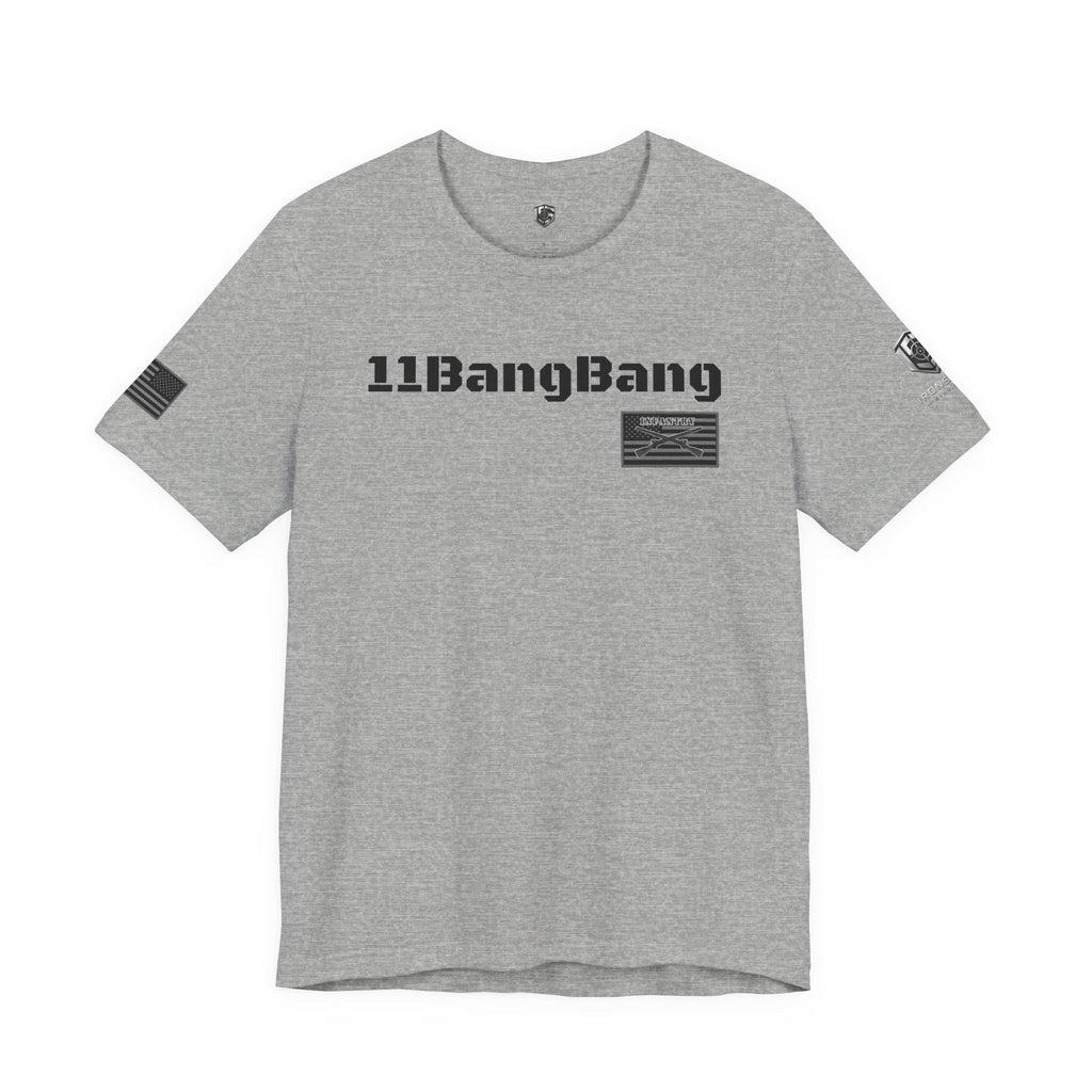 11BangBang Infantry Inspired Patriotic T-Shirt