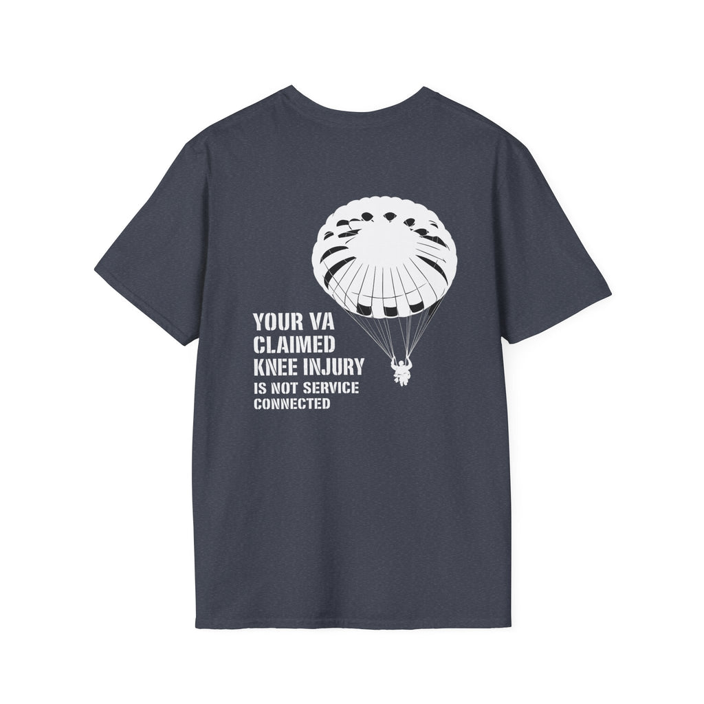 VA Knee Injury is not Service Connected T-Shirt | Ironsight Syndicate