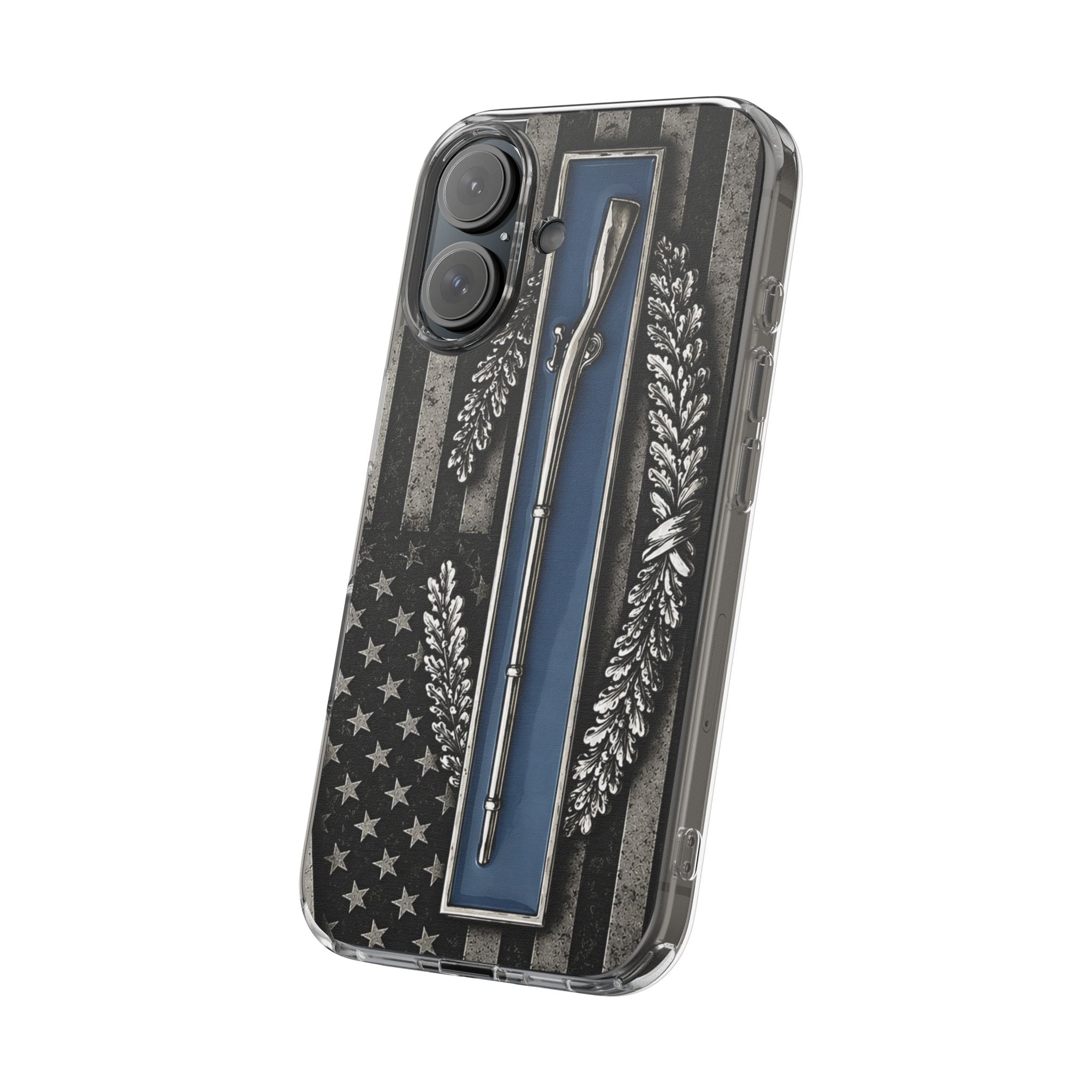 Combat Infantryman Badge Clear Impact-Resistant Phone Case