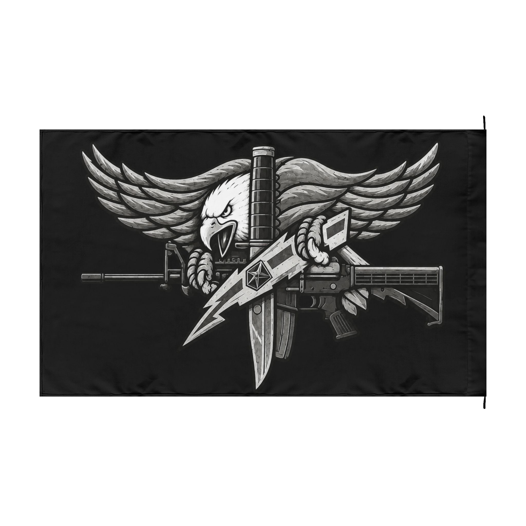 Double-Sided SWAT Eagle Law Enforcement Only Flag | Ironsight Syndicate