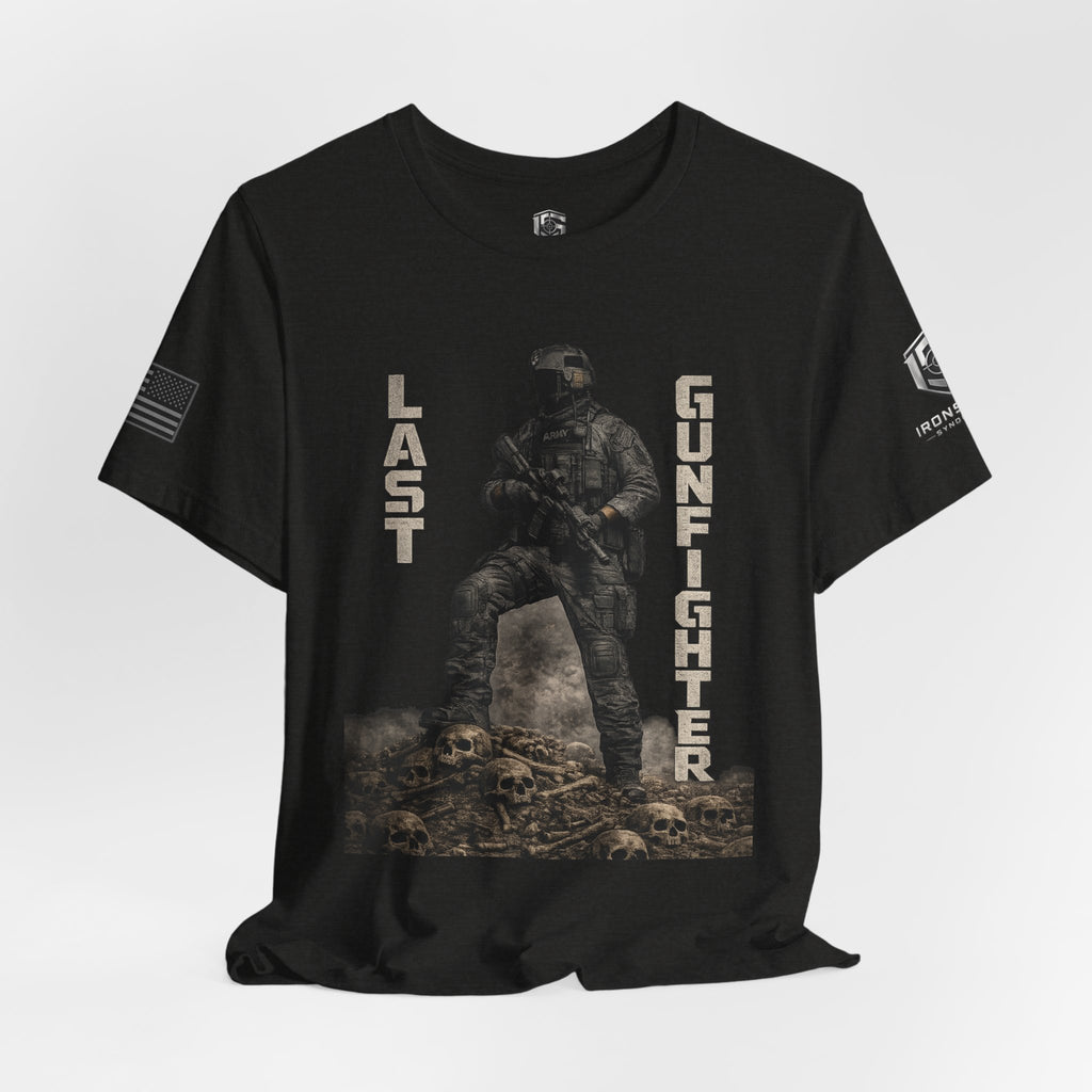 Last Gunfighter Infantry Inspired Patriotic T-Shirt | Ironsight Syndicate