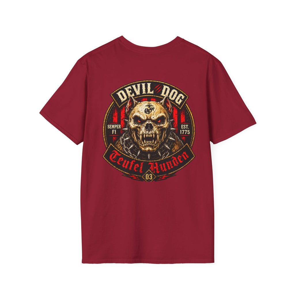 Devil Dog, Teufel Hunden Marine Corps T-Shirt