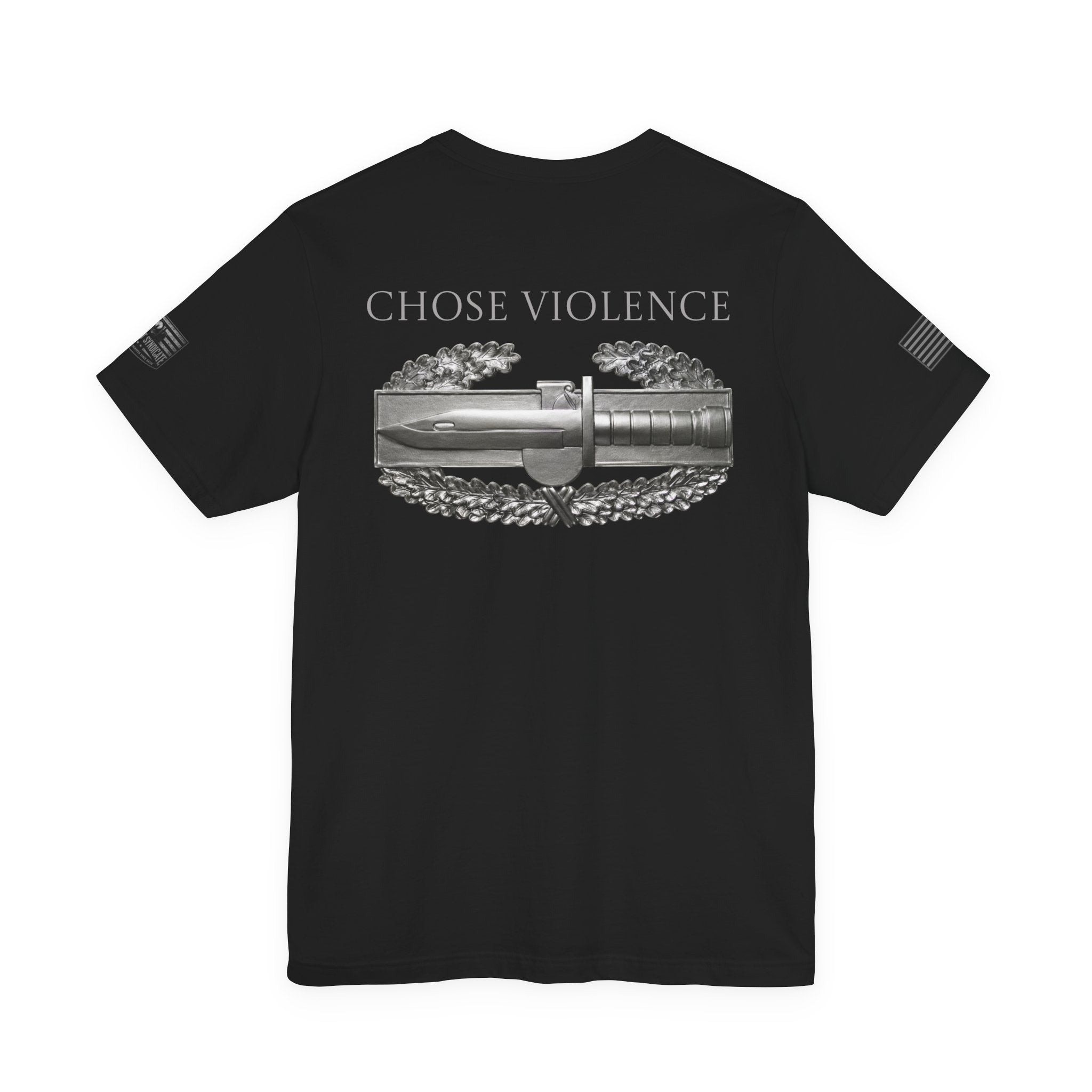 Combat Action Badge Choose Violence T-Shirt | Ironsight Syndicate
