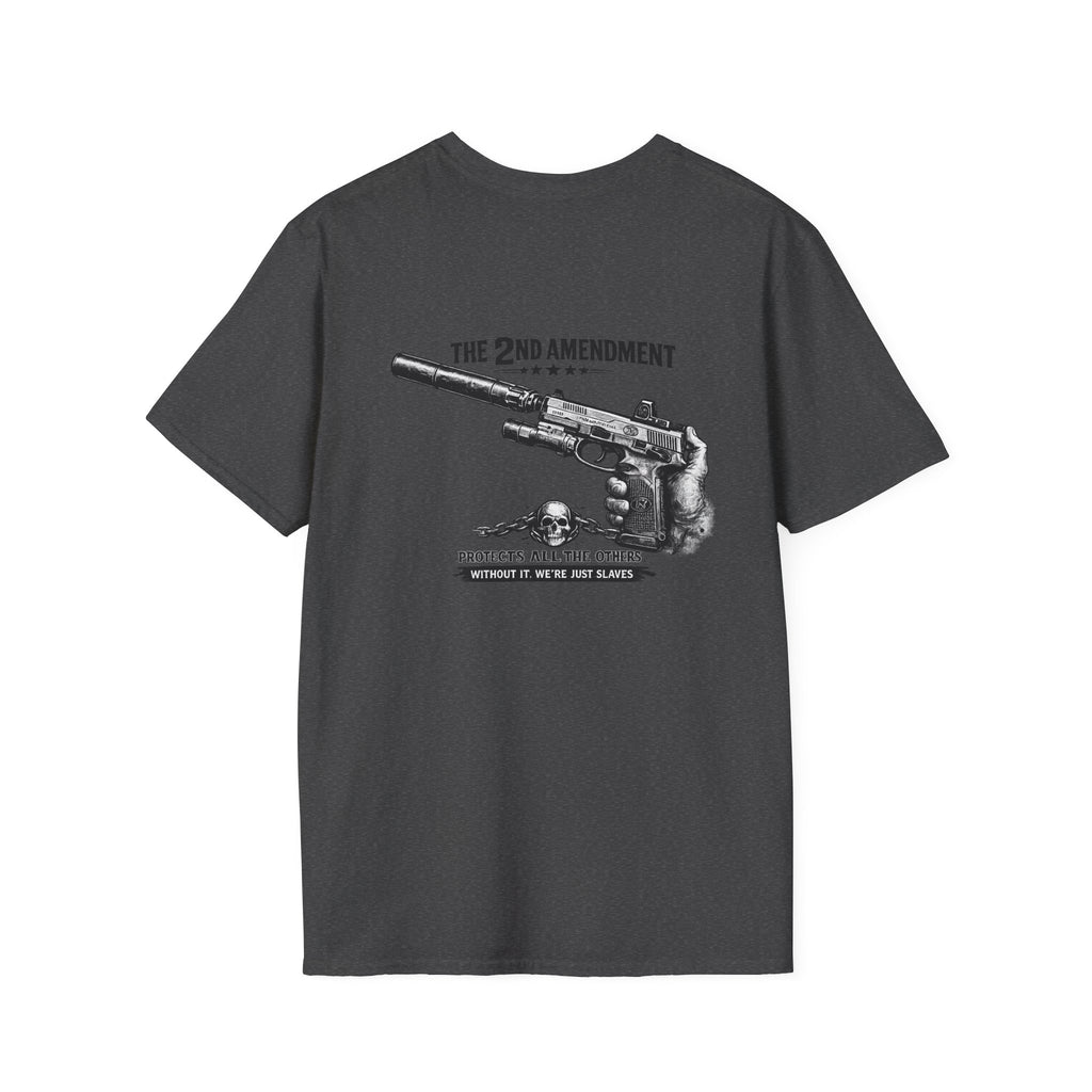 2nd Amendment T-Shirt | Patriotic Military Graphic Tee for Veterans & Patriots, Adult (13 and up), unisex