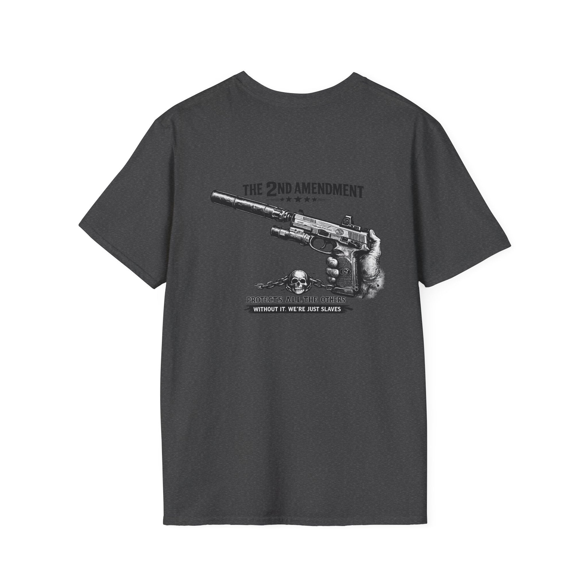 2nd Amendment T-Shirt | Patriotic Military Graphic Tee for Veterans & Patriots, Adult (13 and up), unisex