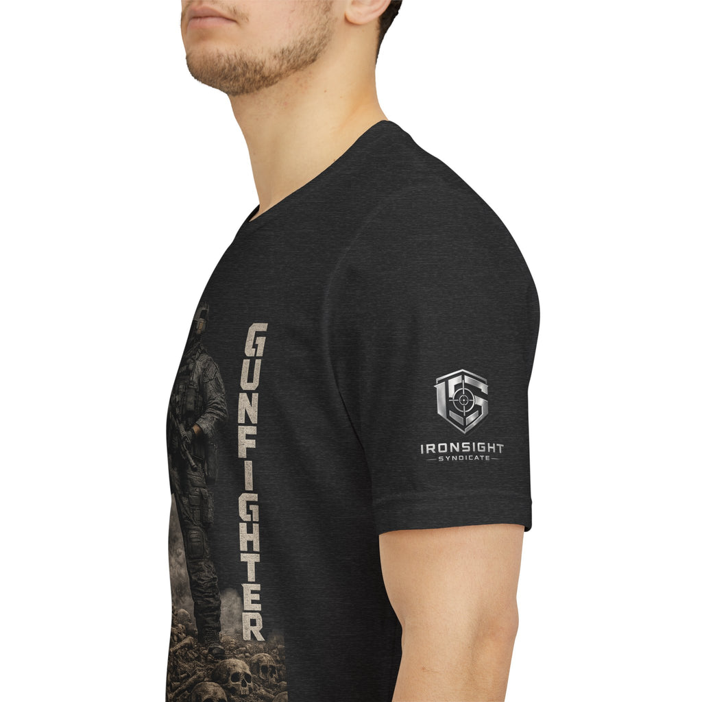 Last Gunfighter Infantry Inspired Patriotic T-Shirt | Ironsight Syndicate