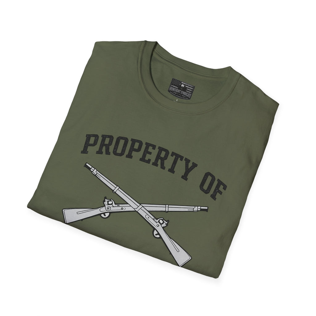 Fort Benning Athletic Tee  Ironsight Syndicate | Patriotic Military Graphic Tee for Veterans & Patriots, Adult (13 and up), unisex