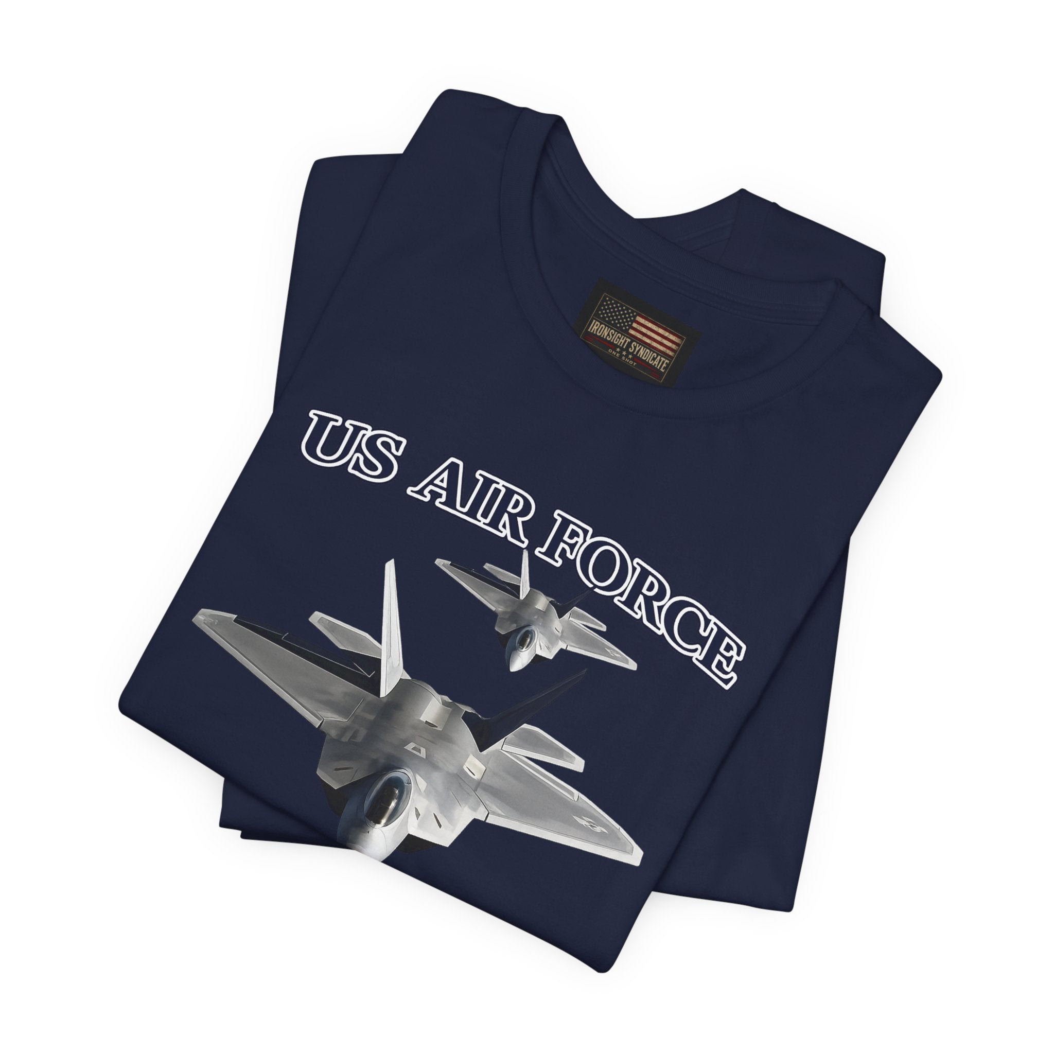 F-22 Raptor USAF Stealth Fighter Jet Graphic Tee – Premium Air Force Pride T-Shirt for Veterans & Active Duty