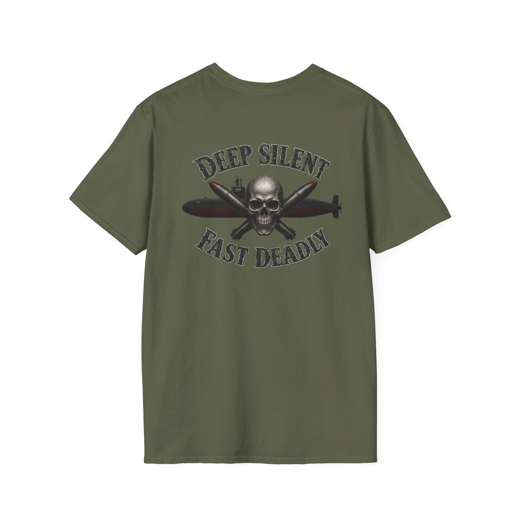 Deep, Silent, Fast Deadly US Navy Submariner T-Shirt