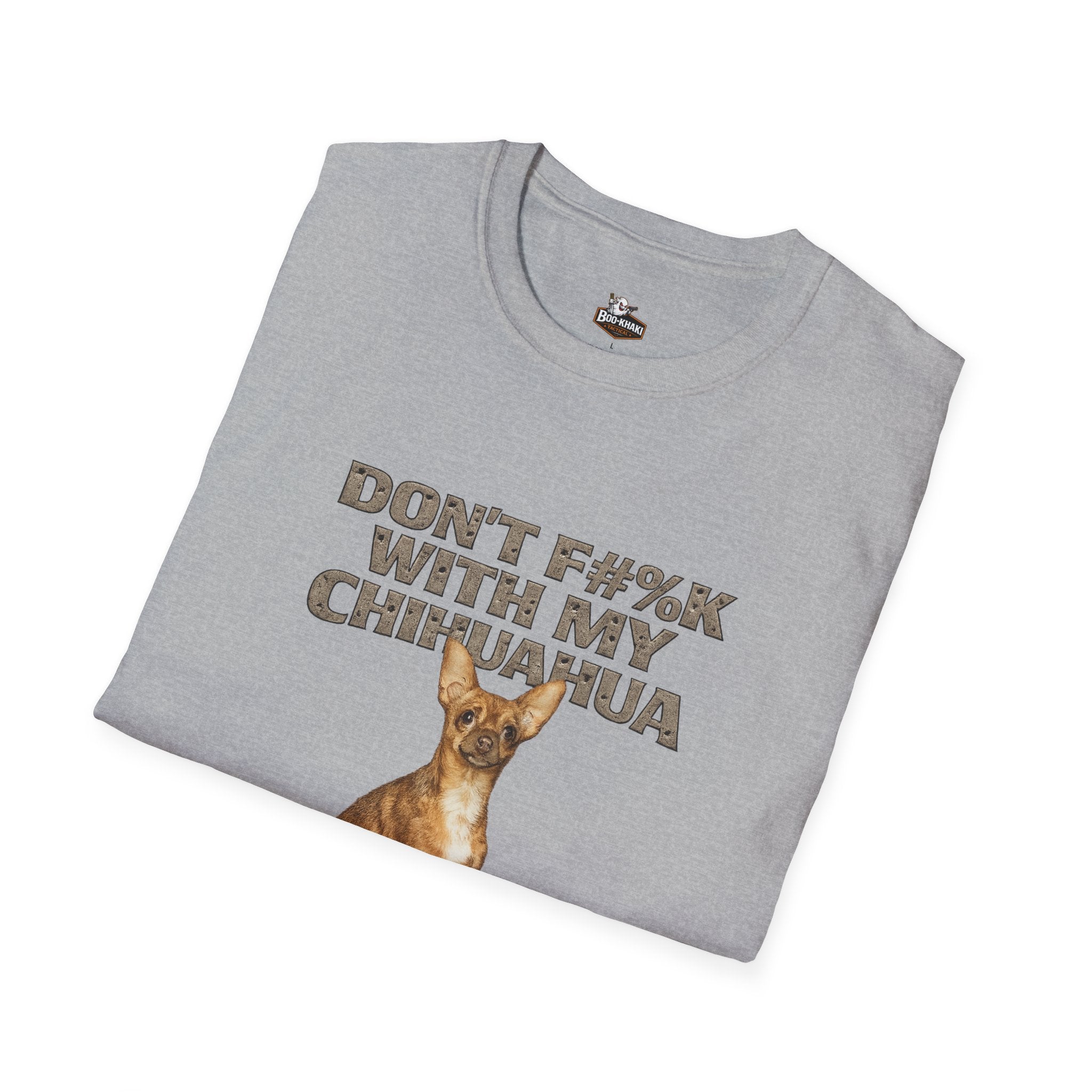 Don't F#%K with my Chihuahua T-Shirt – Boo-Khaki Tactical Graphic Tee