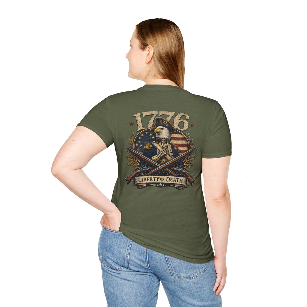 Bald Eagle 1776 Liberty or Death Tee