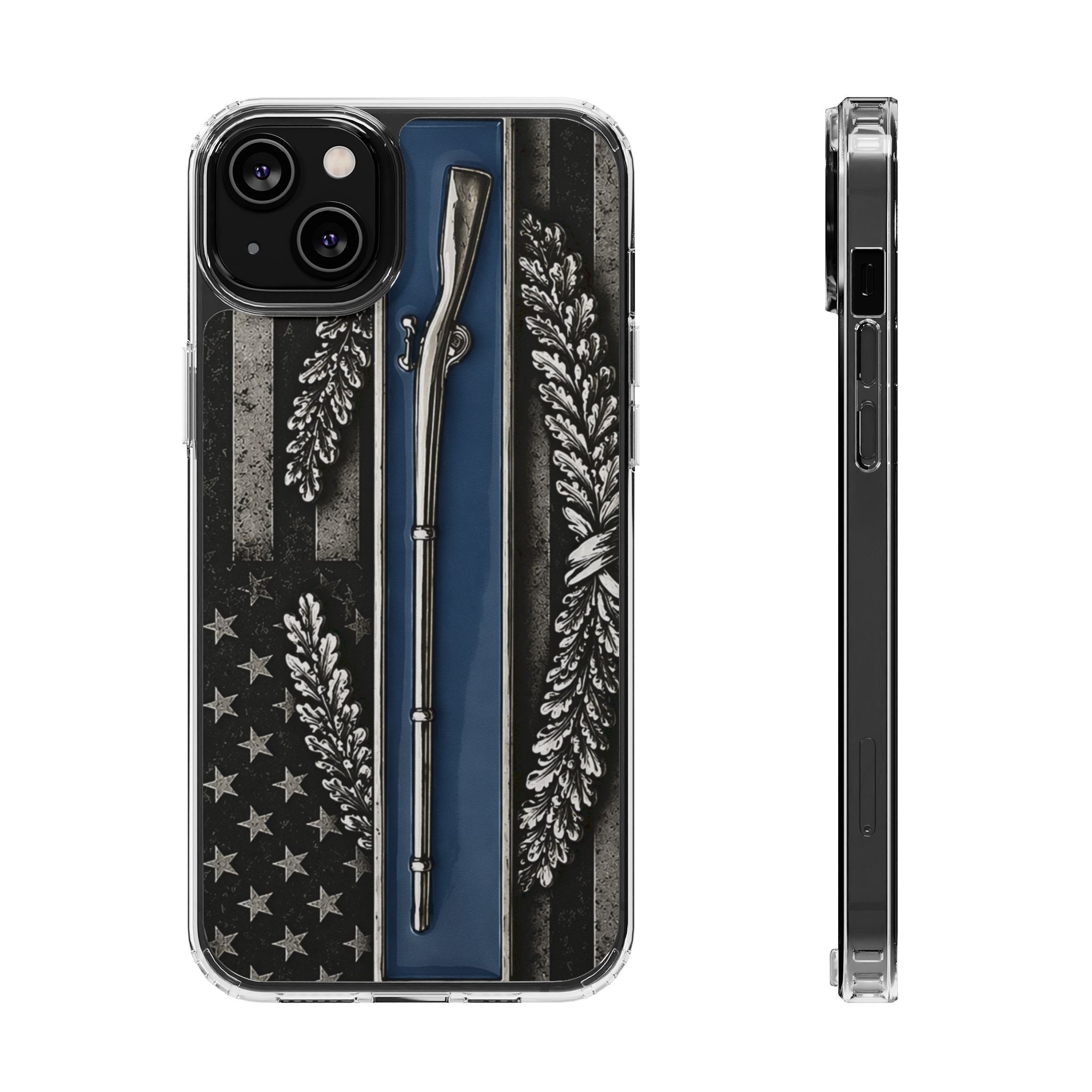 Combat Infantryman Badge Clear Impact-Resistant Phone Case